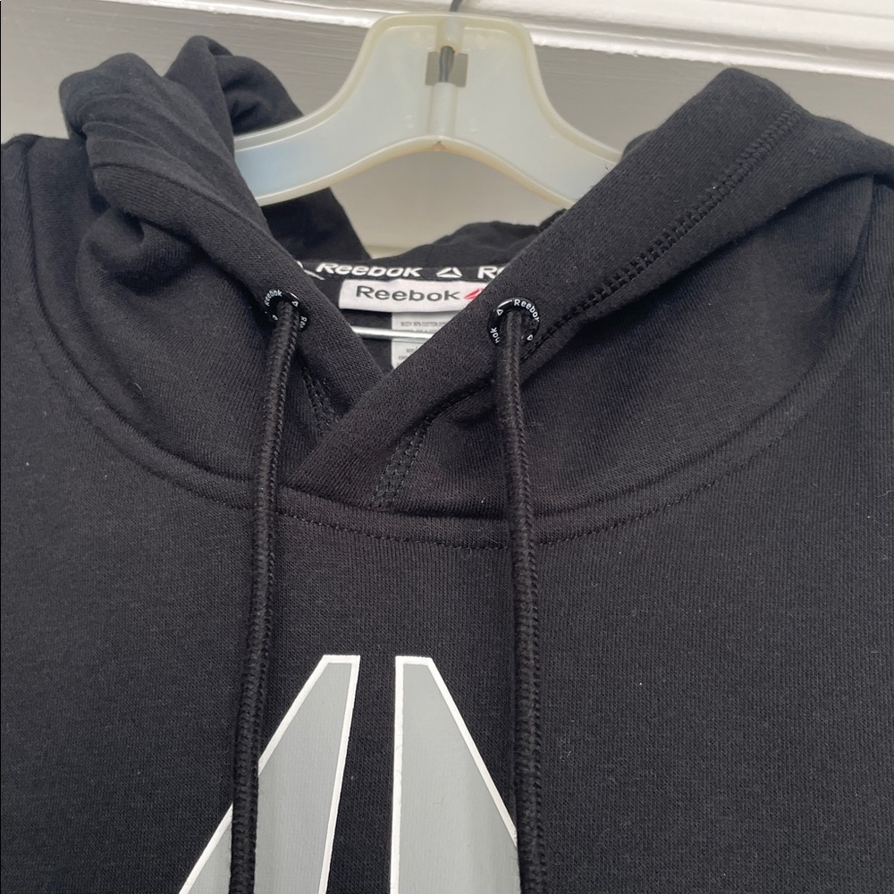 Men's new with tags 3x Reebok black delta fleece hoodie - Picture 4 of 9